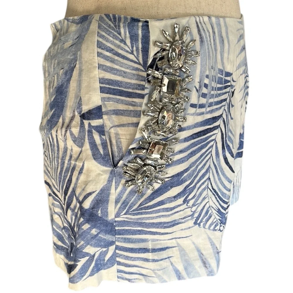 J.O.A. los Angeles Just One Answer 2 piece Linen Short Set - Picture 7 of 16